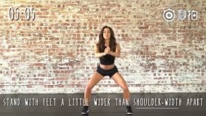 Squat是拥有翘臀的必经之路！超有效的Squat Challenge翘臀操，5分钟的长度，跟着视频做就好！加油哦[推荐]    
