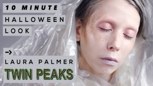 10 MINUTE HALLOWEEN LOOK - LAURA PALMER TWIN PEAKS (+ my throwback halloween costumes)
