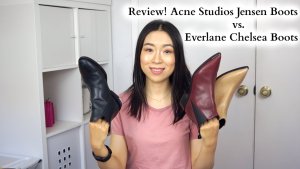 Acne Studios 的 Jensen皮靴 vs. Everlane 的切尔西皮靴评测