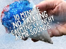 10 MINUTES OF RELAXING CRUNCHY SOUNDS! SLIME ASMR NO TALKING SLEEP AID!
